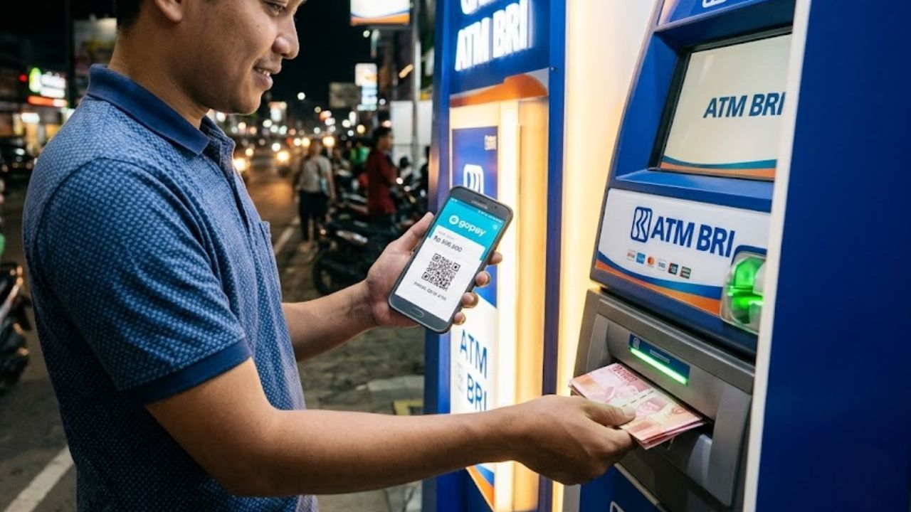 BRI Permudah Tarik Tunai GoPay Lewat 19 Ribu ATM dan CRM