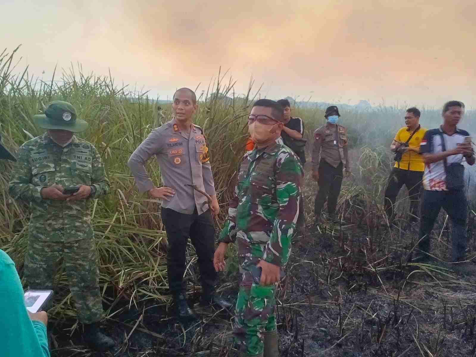 Karhutla Way Kambas Padam, Petugas Lanjutkan Pembasahan Cegah Api Kembali