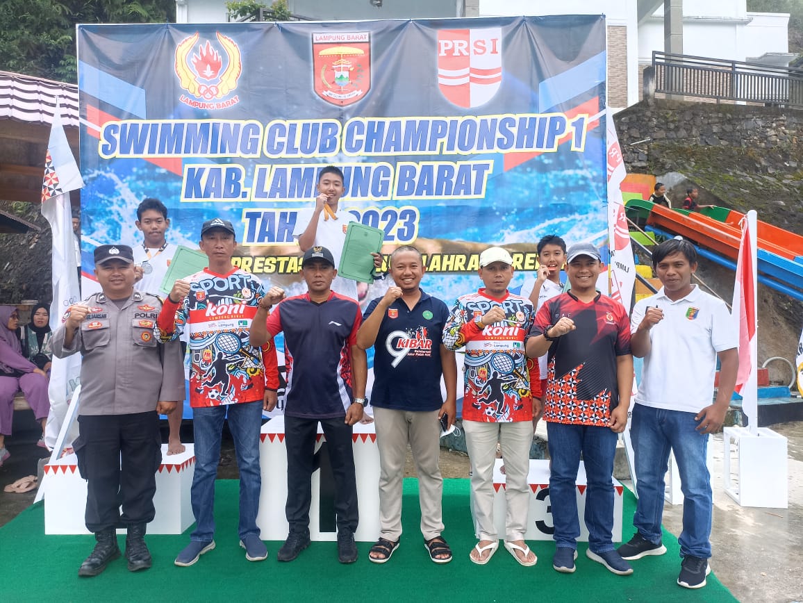 Untuk Pertama Kalinya, PRSI Lampung Barat Gelar Swimming Club Championship