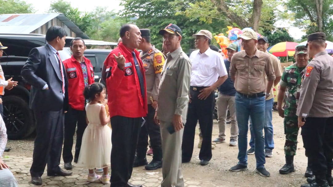 Pemkab Lambar Bersama Forkopimda Pantau Perayaan Natal di Lima Gereja 