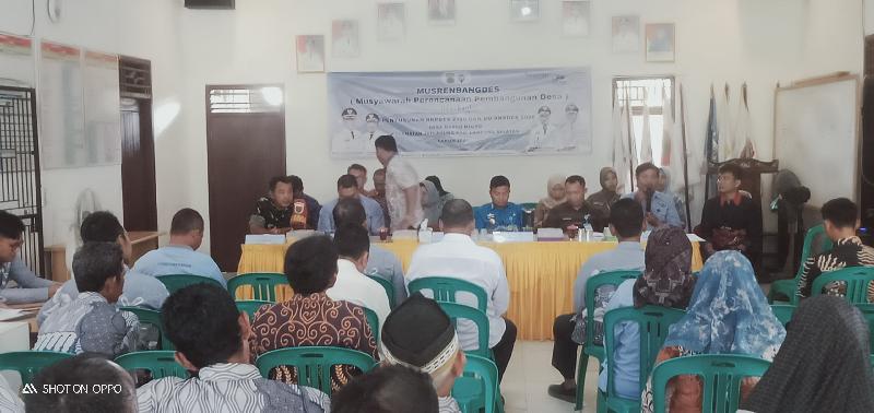 Desa Margomulyo Gelar MusrenbangDes 