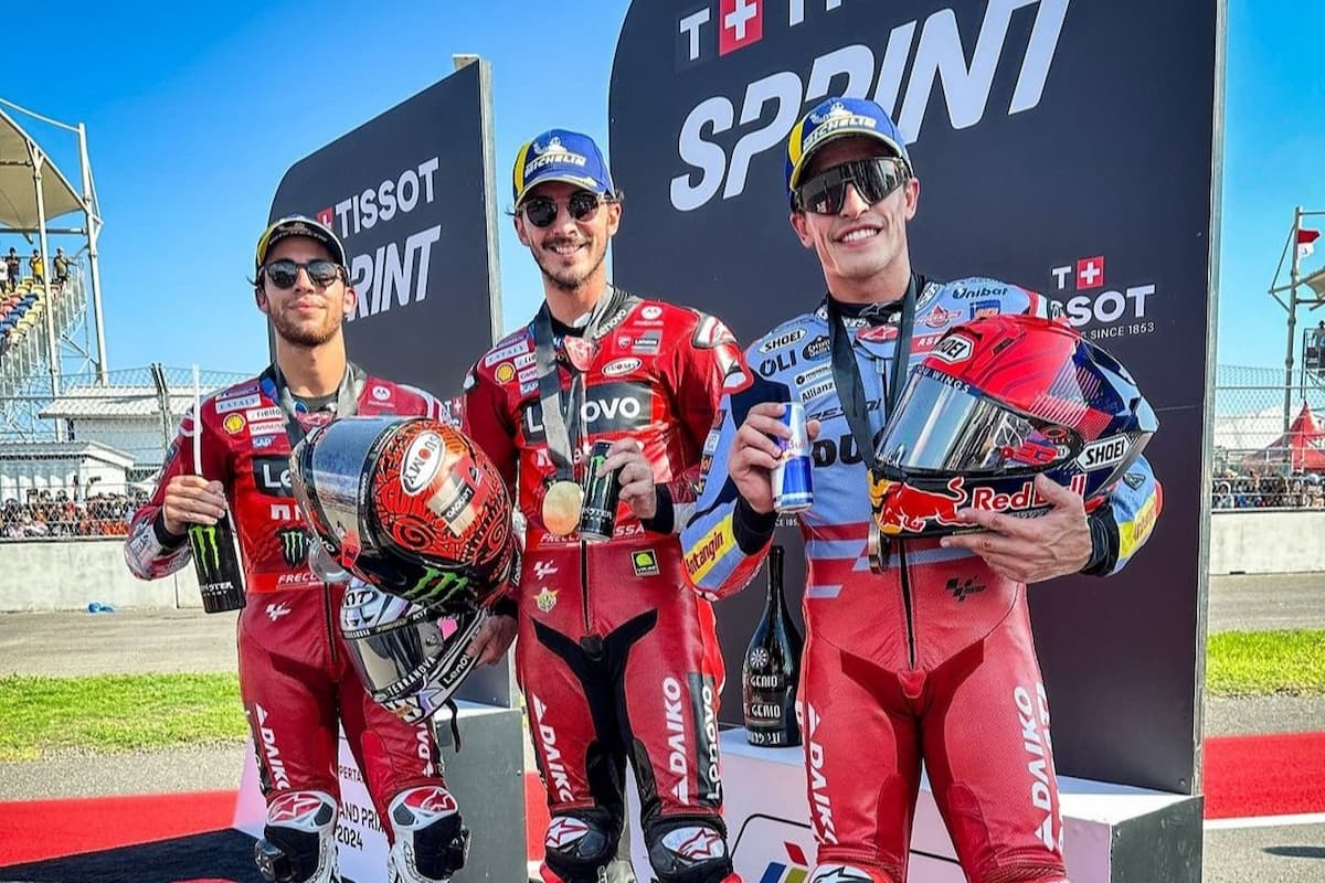 Francesco Bagnaia Menangkan Sprint Race MotoGP Mandalika 2024