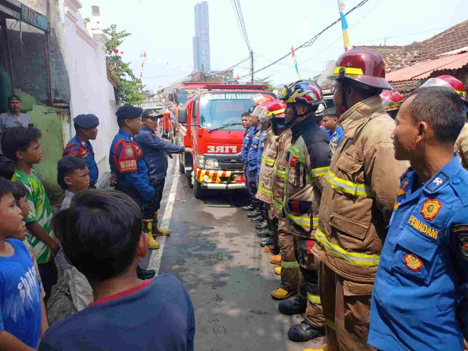 Diduga Main Korek Api, Ruang Mengaji di Kaliawi Bandar Lampung Terbakar
