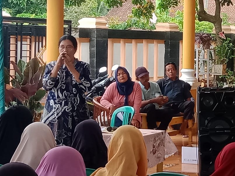 Sosialisasi IPWK, Maria Agatha Ajak Masyarakat Amalkan Pancasila 