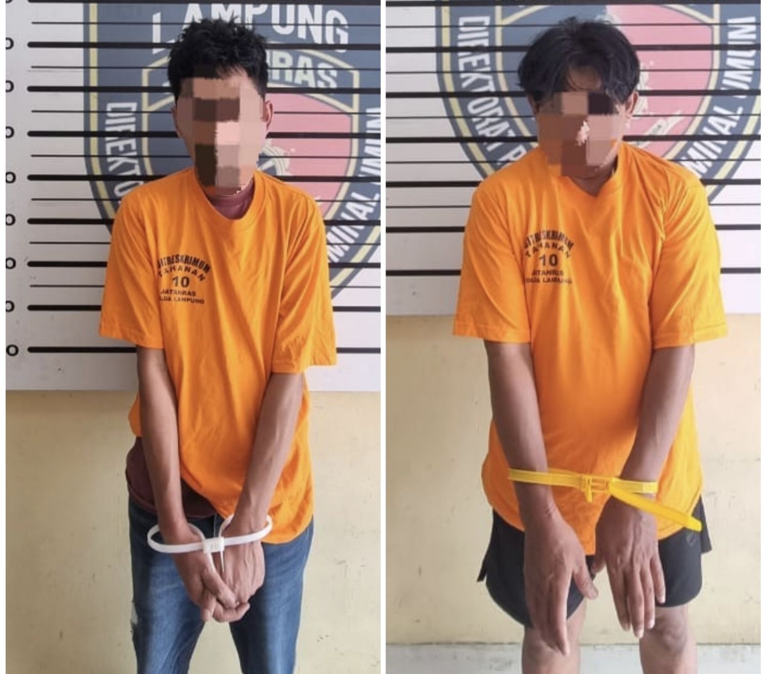 Polda Lampung Tangkap Dua Pencuri Rumah di Tanjung Karang Barat