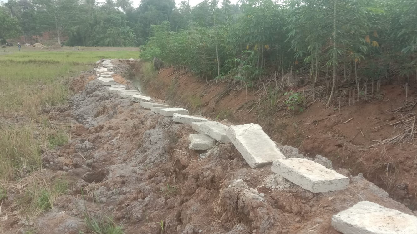 Proyek Irigasi Rp195 Juta di Desa Bojong Barat Terbengkalai Sejak 2024