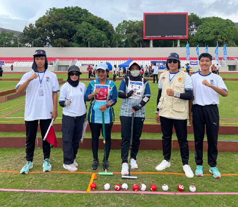 Gateball Tunggal Putri Lampung Melaju ke Delapan Besar Pornas Korpri XVII