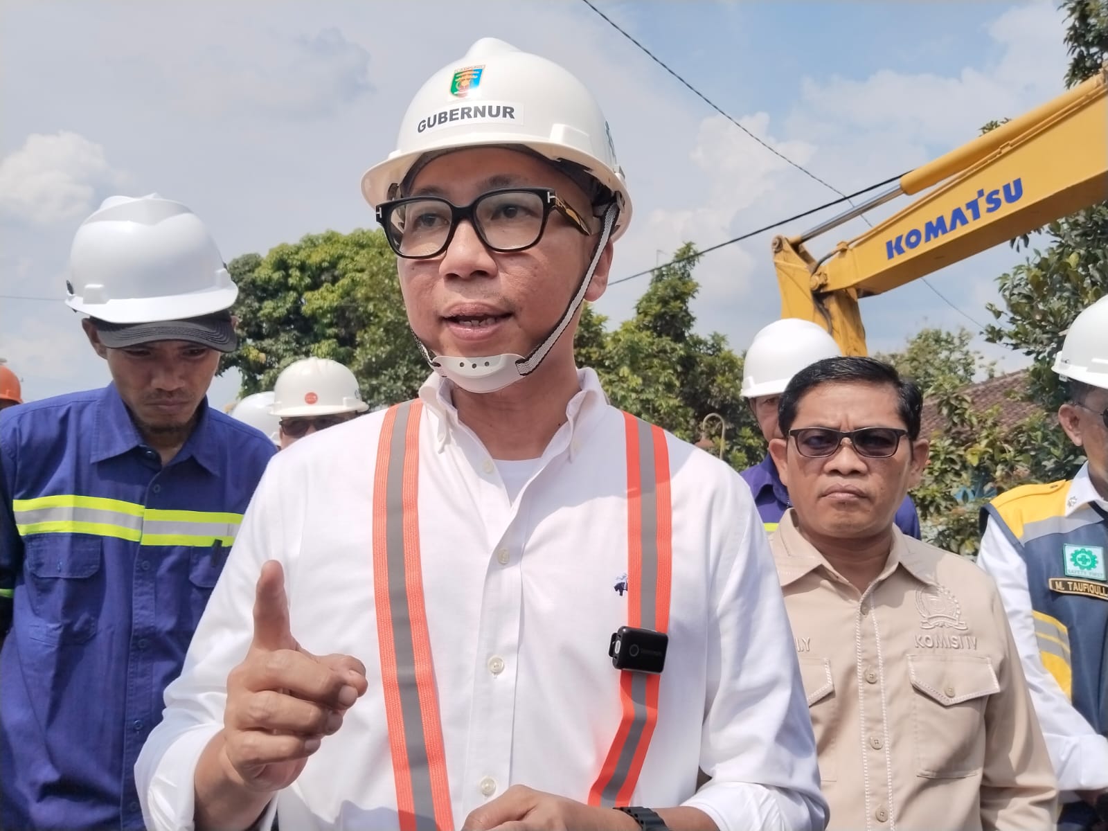 Groundbreaking Jalan Lampung Tengah, Mirza Targetkan Rampung September 2026