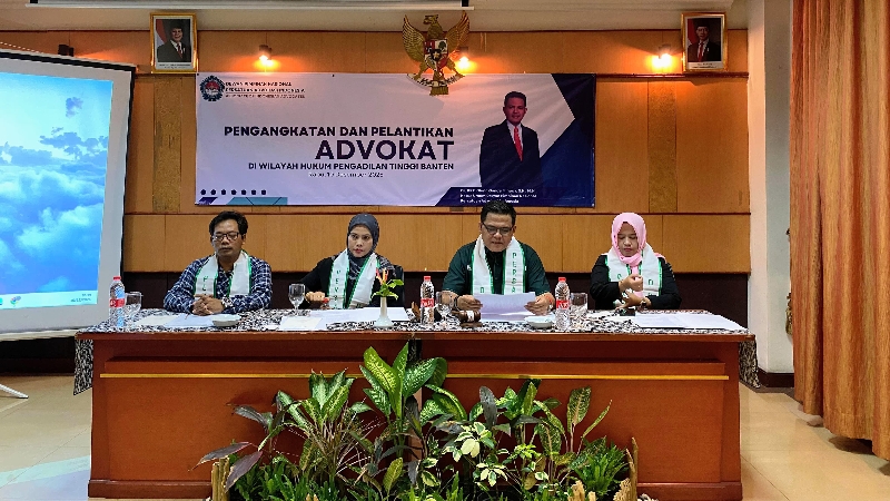 Advokat PERSADIN Angkatan XXII Resmi Diambil Sumpah di Pengadilan Tinggi Banten