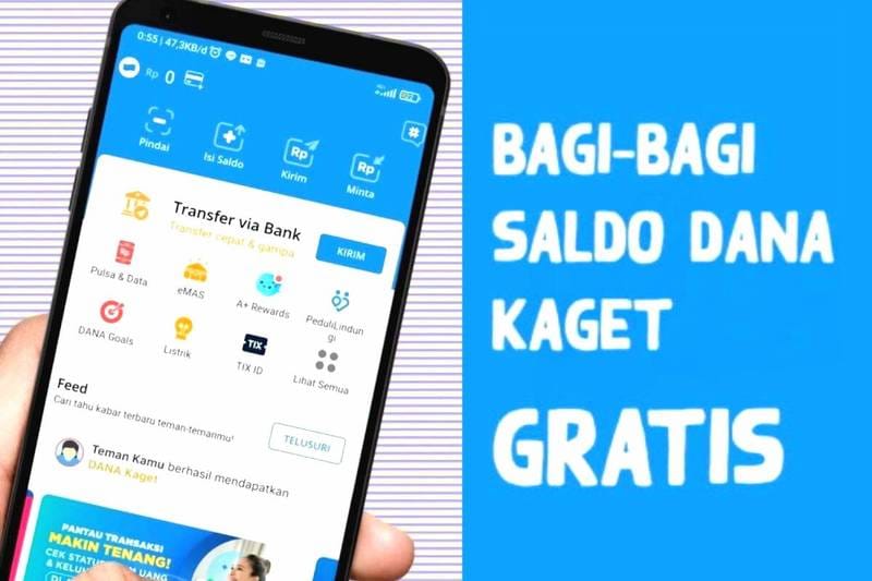 Gebyar Saldo Gratis, DANA Kaget Hadirkan Kesempatan Dapat Rp120.000, Begini Cara Klaimnya