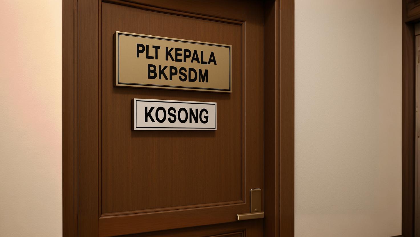 Sudah Rangkap Jabatan, PLT Kepala BKPSDM Bandar Lampung Jarang Ngantor?