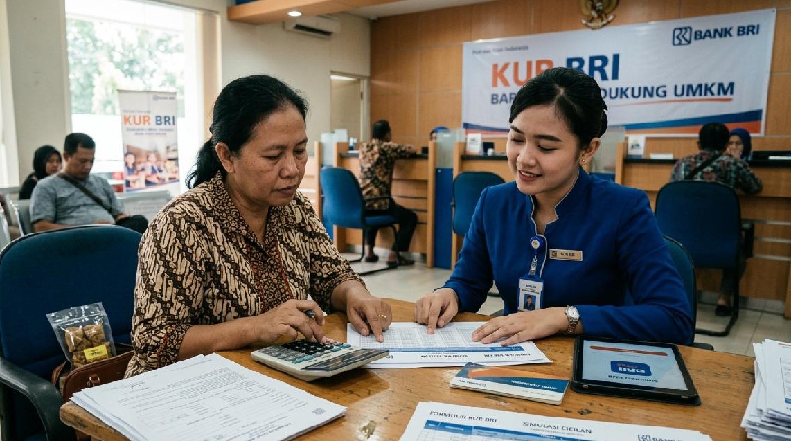 Simulasi Cicilan KUR BRI 2026, Bunga 6 Persen untuk UMKM