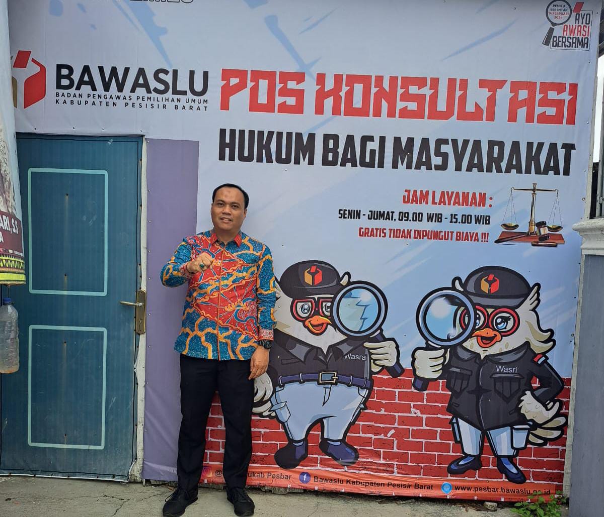 Bawaslu Pesisir Barat Buka Pos Konsultasi Hukum Bagi Masyarakat