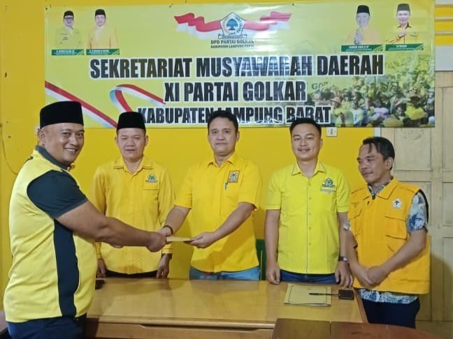 Jelang Musda, Golkar Lampung Barat Buka Penjaringan Ketua DPD