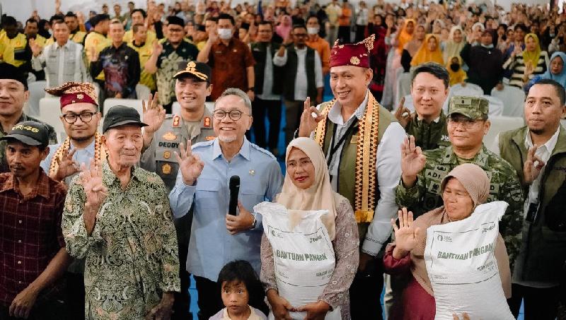 1,2 Juta Warga Lampung Terima Bantuan Beras, Total Capai 37,27 Ribu Ton