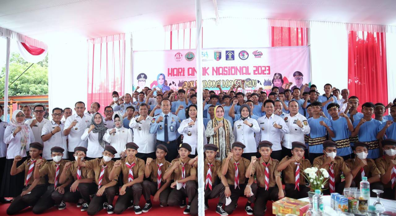 Riana Sari Kunjungi LPKA Kelas II Bandar Lampung dalam Rangka Peringatan Hari Anak Nasional 