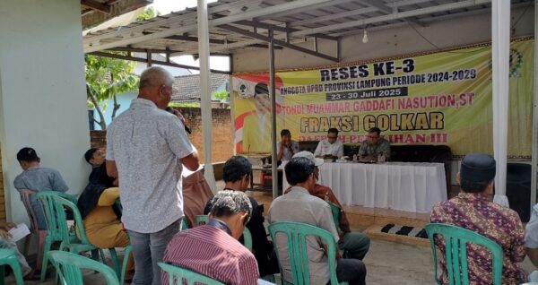 Dihadapan Tondi, Warga Metro Pusat Keluhkan Saluran Tersier