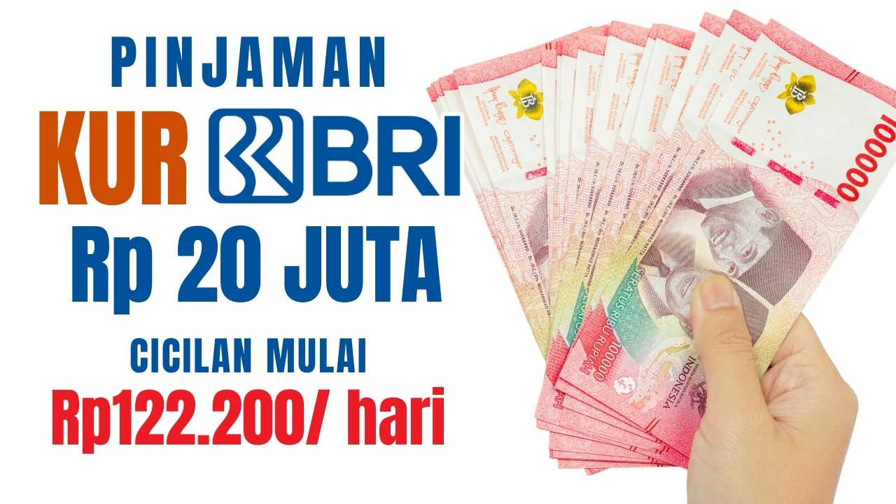 Pinjam Rp200 Juta Lewat KUR BRI 2025, Cicilan Harian Rp122 Ribu