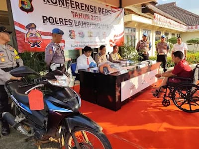 Periode Januari-September 2024, Polres Lampung Utara Ungkap 2 Kasus Pembunuhan 