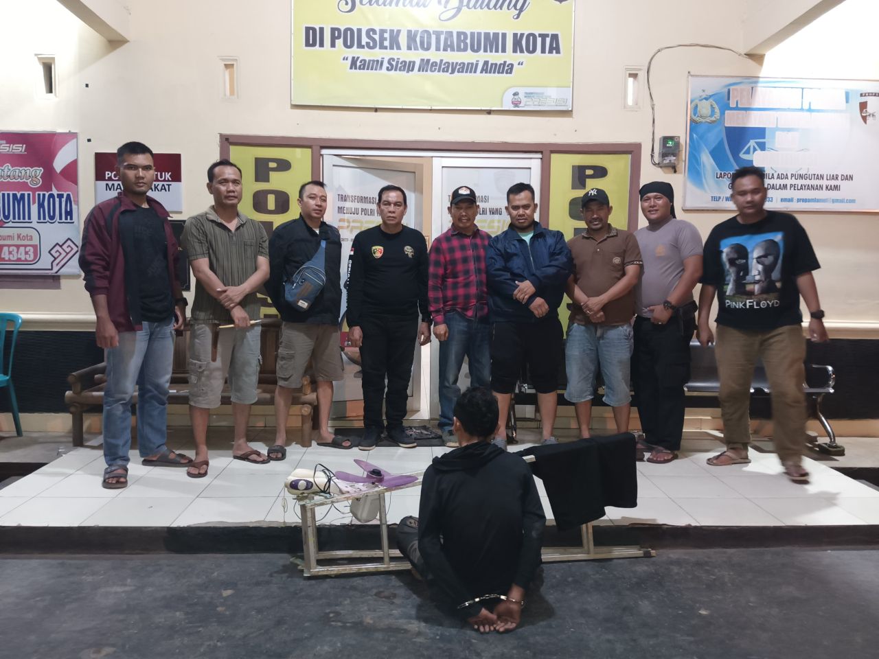 Polsek Kotabumi Kota Tangkap Pelaku Curat di Ruko Bimbel Texas