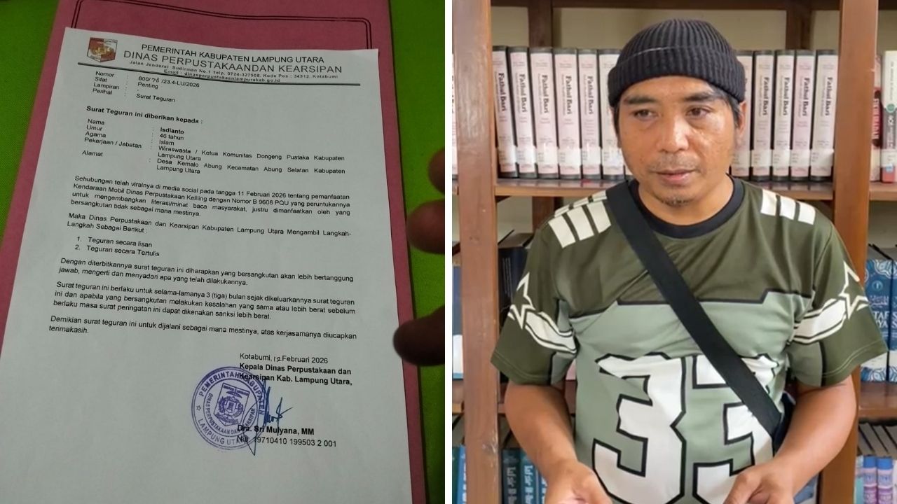 Usai Viral Angkut Telur dan Salak, Pemkab Lampung Utara Tarik Mobil Perpustakaan Keliling