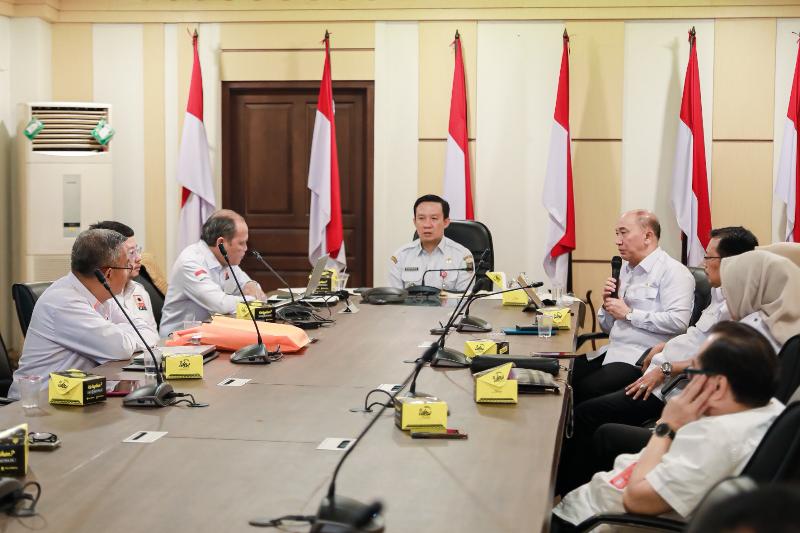 Sekdaprov Lampung Terima Kunjungan PII, Bahas Penguatan Profesi Insinyur dan Penerapan Indeks Keinsinyuran