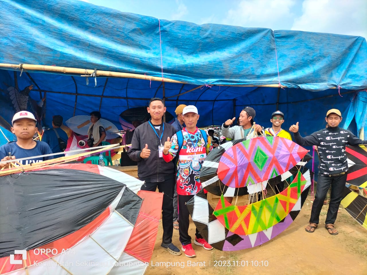 Fasilitasi Hobi Warga, Pemuda Serengit Adakan Lomba Layang-layang Berhadiah Kambing 