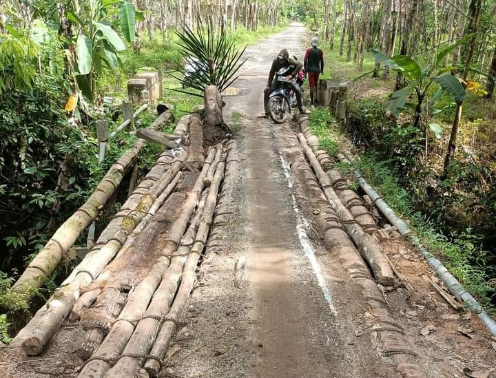 Kakam Nuar Maju Inisiatif Fokuskan Dana Desa Bangun Jembatan Dusun Sukakarya