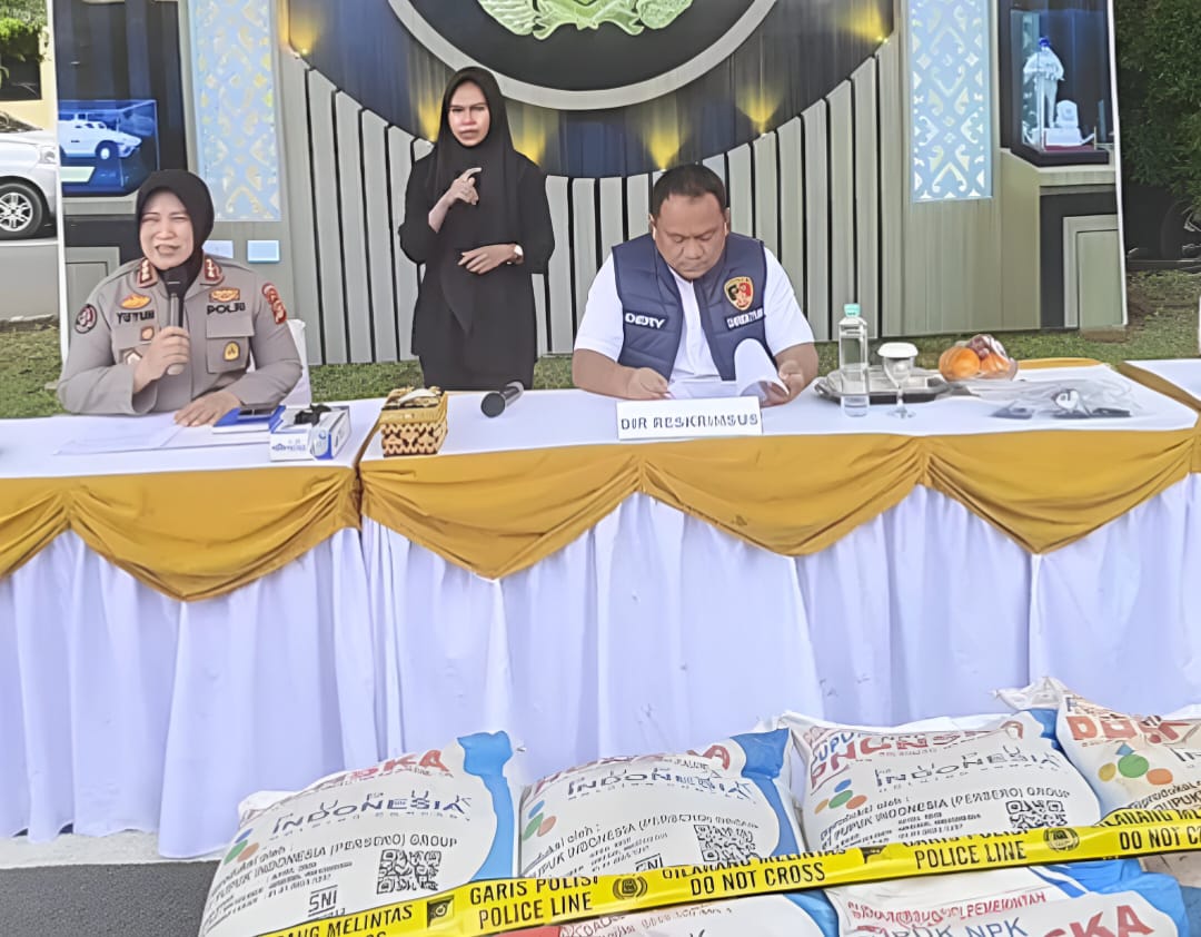 Polda Lampung Bongkar Mafia Pupuk Bersubsidi, 3 Tersangka Diamankan