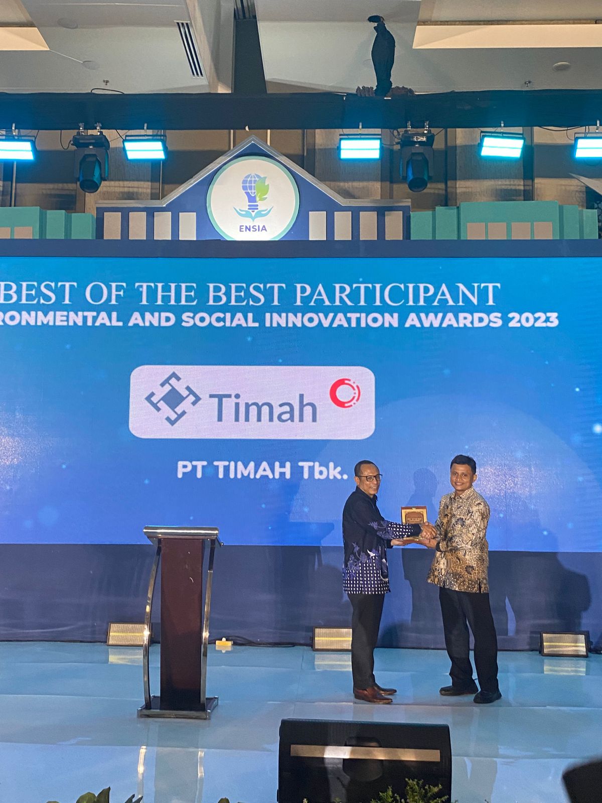 PT Timah Tbk Boyong 35 Penghargaan ENSIA 2023 dan Best of The Best Participant