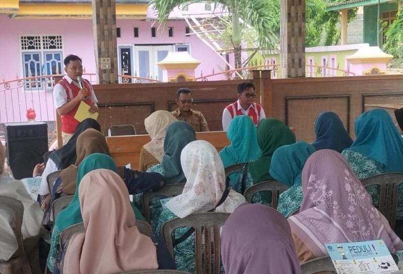 Bulan K3 Nasional,PLN UP3 Pringsewu Bersama Pemerintah Tambah Rejo Tingkatkan Peduli Bahaya Listrik