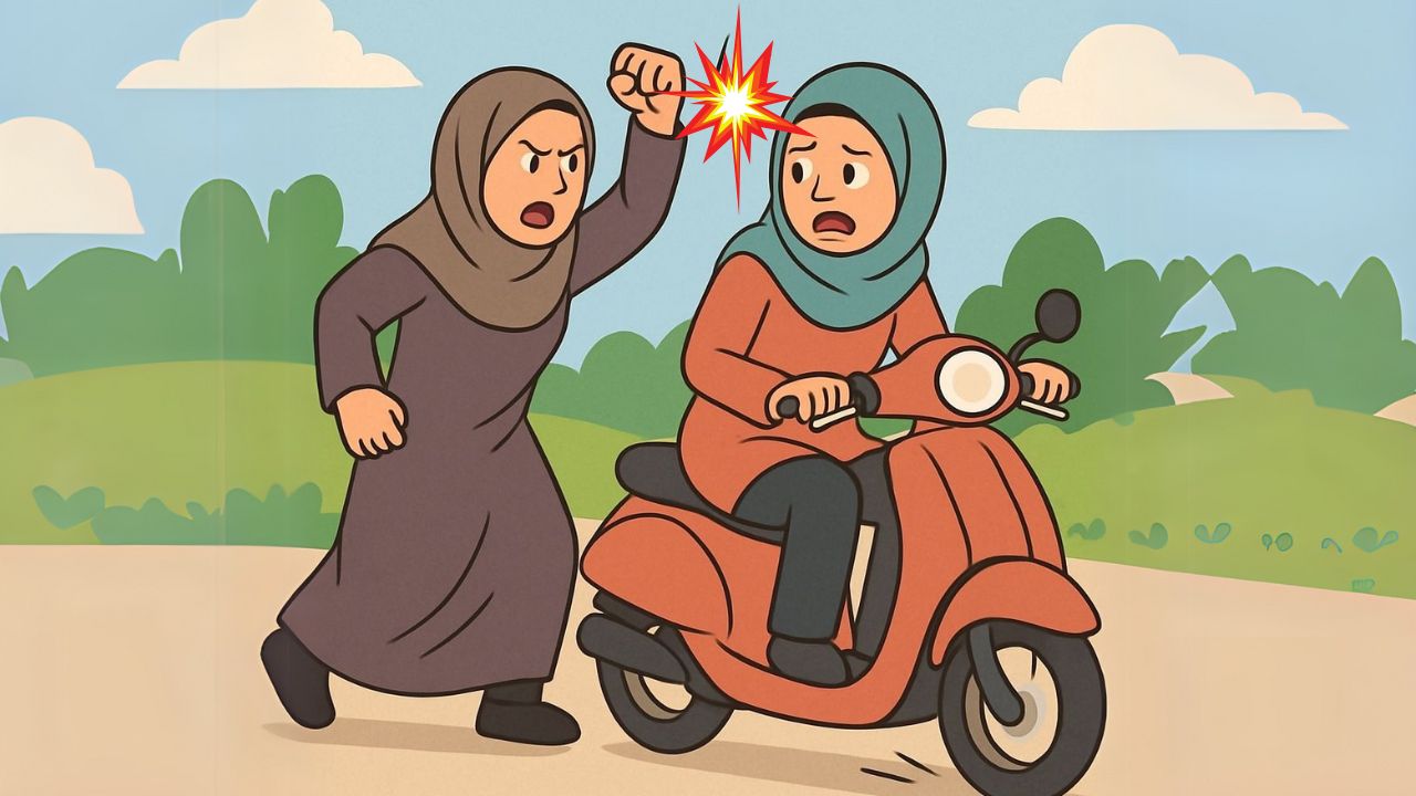 Cekcok di Jalan Sempit, IRT di Lampung Utara Alami Penganiayaan