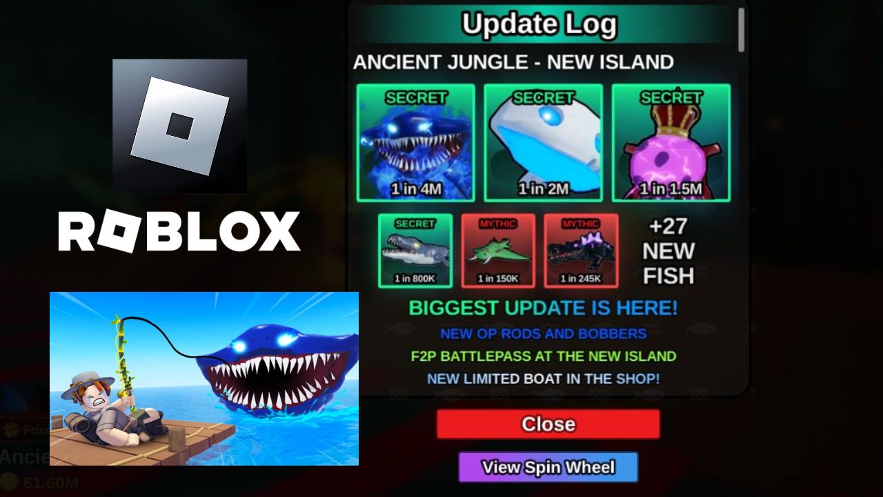 Roblox Fish It! Rilis Ancient Jungle Update dengan 27 Ikan Baru dan Battle Pass Gratis