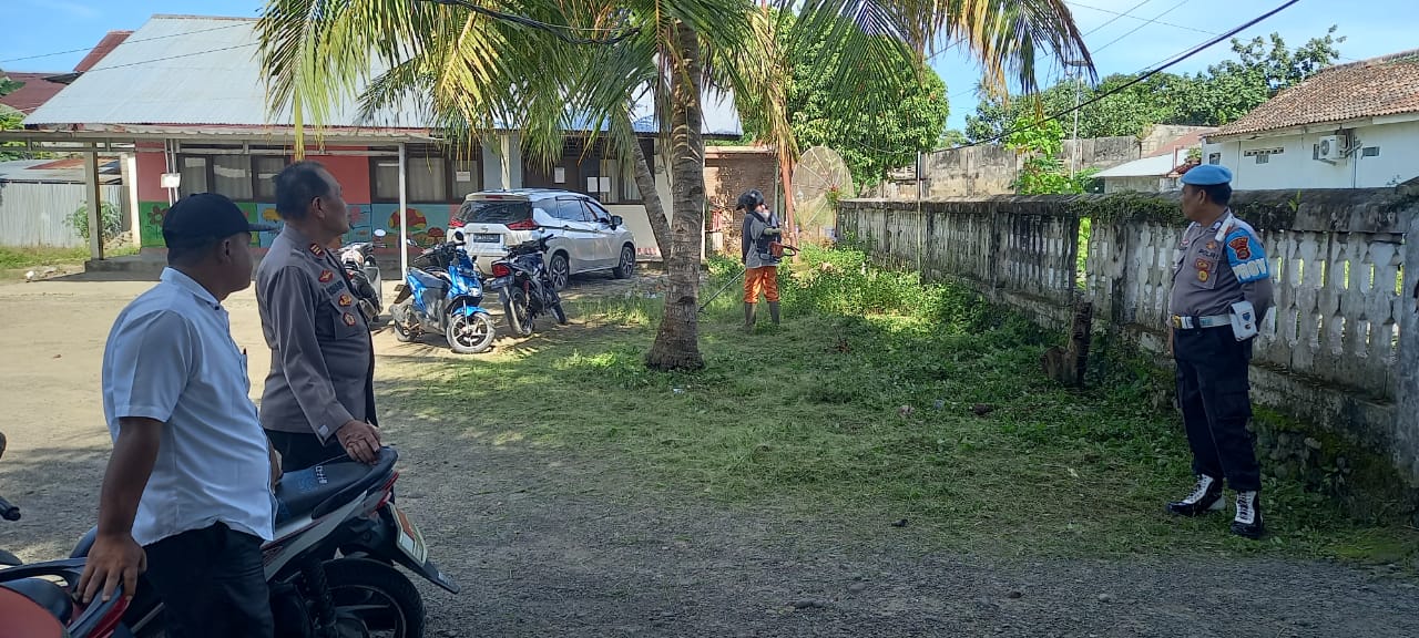 Kantor Sementara Polres Pesisir Barat di eks Kantor BPKAD