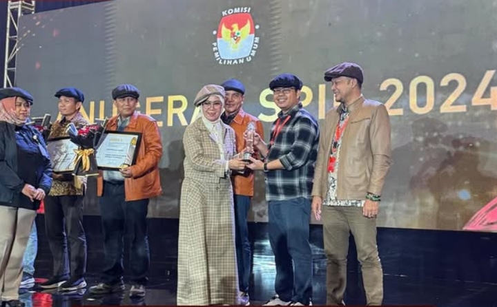 KPU Provinsi Lampung Sukses Menyabet Tiga Penghargaan pada Ajang Anugerah SPIP