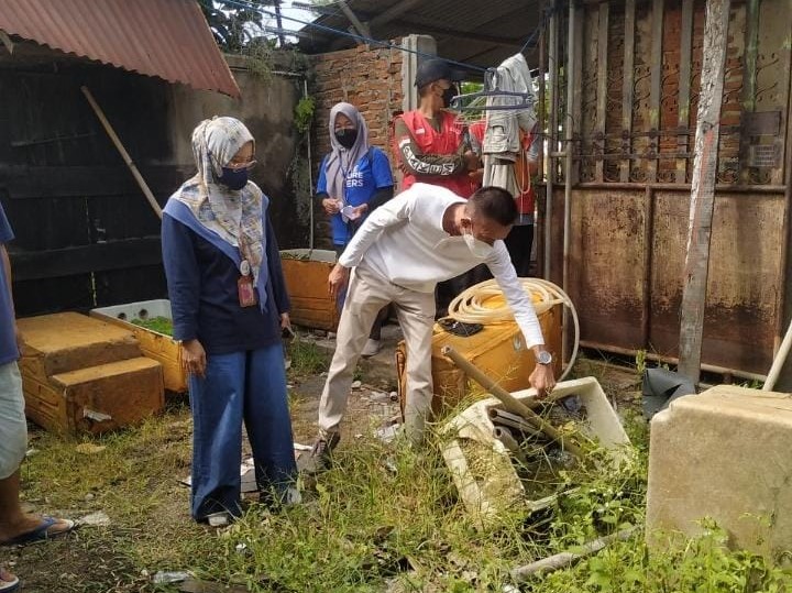 Cegah Penyebaran DBD, Kelurahan Gedongair Bersama Puskesmas Edukasi Warga