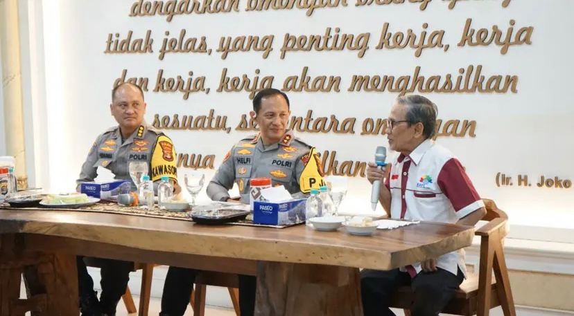 Kapolda Lampung dan Serikat Buruh Jalin Sinergi Perkuat Hubungan Industri