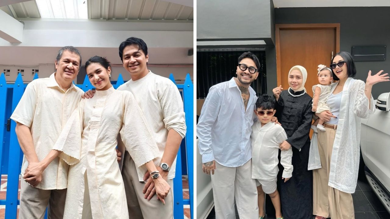Intip 8 Momen Hangat Keluarga Artis Beda Agama Rayakan Lebaran, Penuh Toleransi dan Kebersamaan