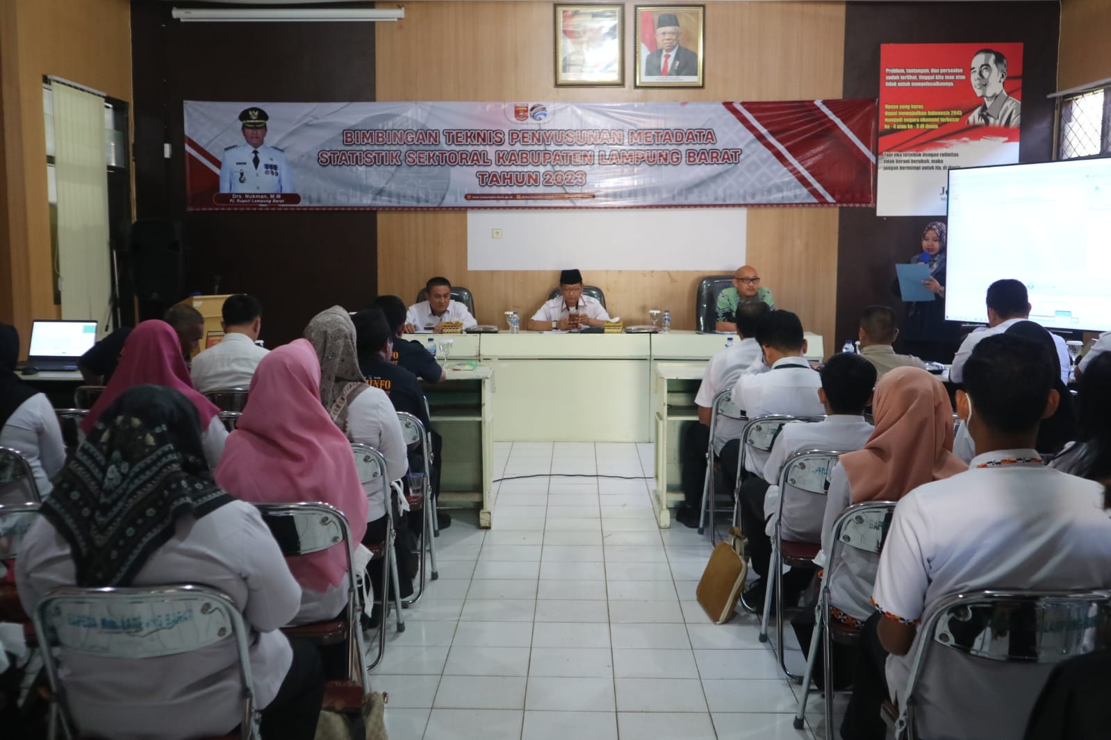 Diskominfo Lampung Barat Gelar Bimtek Penyusunan Metadata Statistik Sektoral