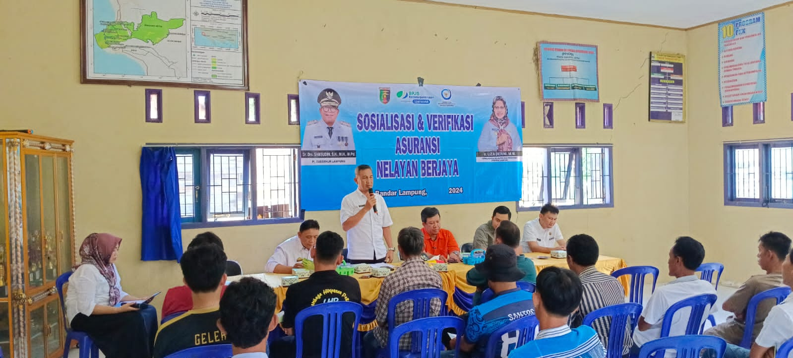 DKP Lampung Sosialisasikan Asuransi Nelayan Berjaya di Pesisir Barat