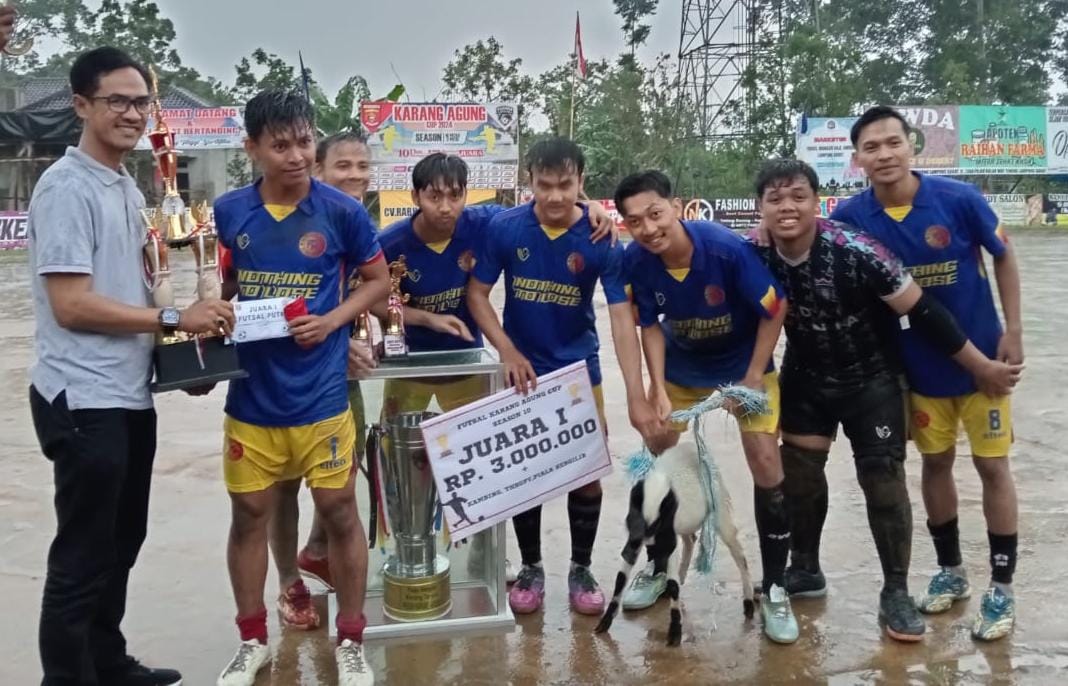 Karang Agung Cup 2024 Berlangsung Meriah, Sukadamai FC Raih Juara Pertama