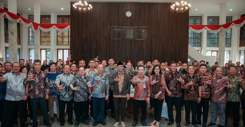 Coffee Morning di Mahan Agung, Gubernur Mirza Ajak Dunia Usaha Majukan Ekonomi Lampung