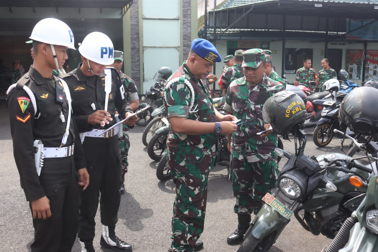 Cegah Pelanggaran Hukum, Kodim KBL Ikuti Sosialisasi Ops Gaktib dan Yustisi Polisi Militer