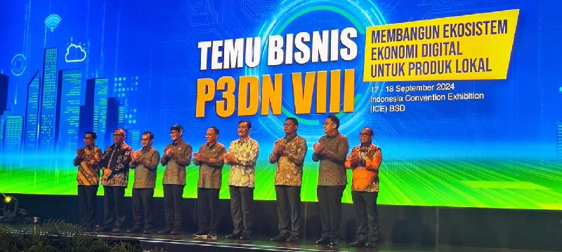 Pj Gubernur Lampung Hadiri Temu Bisnis P3DN Untuk Dorong Produk Lokal di Era Digital