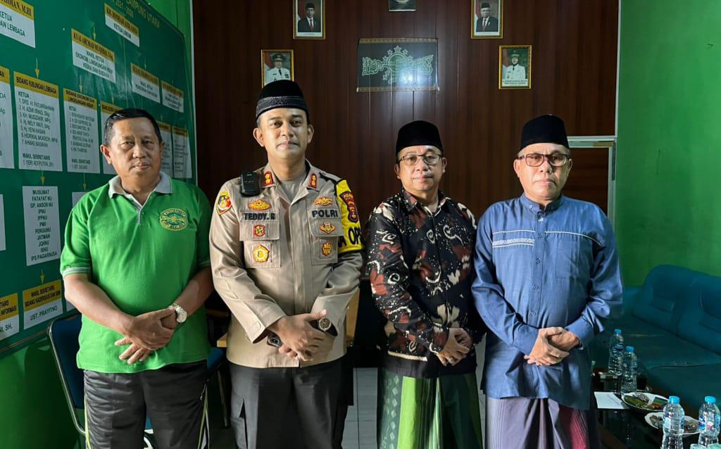 Ciptakan Pilkada Damai, Kapolres Lampung Utara Silaturahmi dengan PCNU dan PCMNU