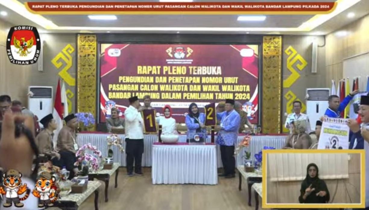 Debat Perdana Calon Walikota Bandar Lampung Siap Digelar 28 Oktober 2024