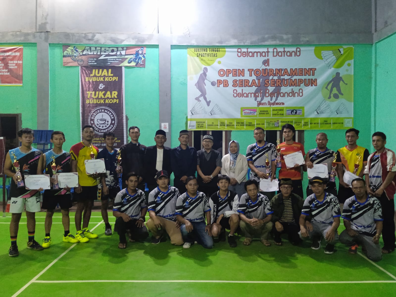 Turnamen Badminton Season 3 PB Serai Serumpun Pekon Sukaraja Meriah 