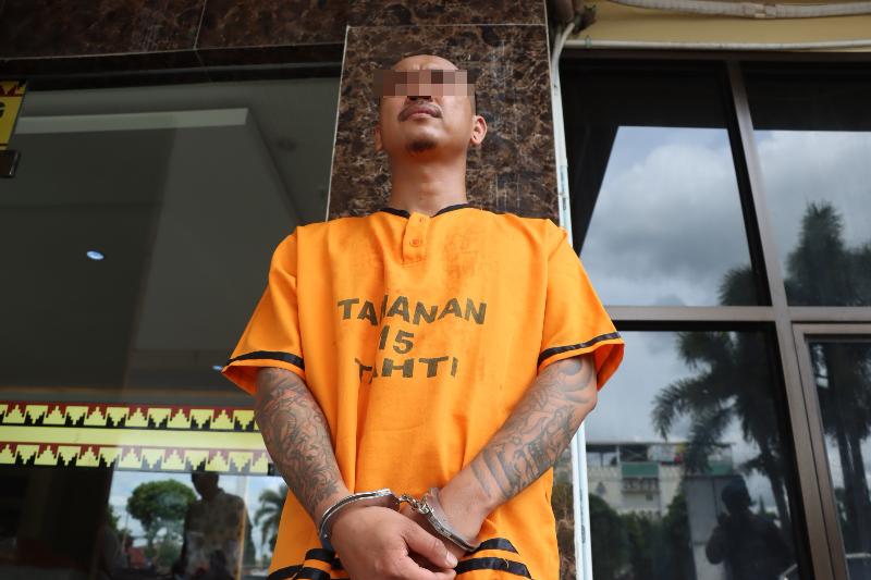 Rampas Ponsel Pengunjung Indekos, Pria Bertato di Bandar Lampung Ditangkap Polisi