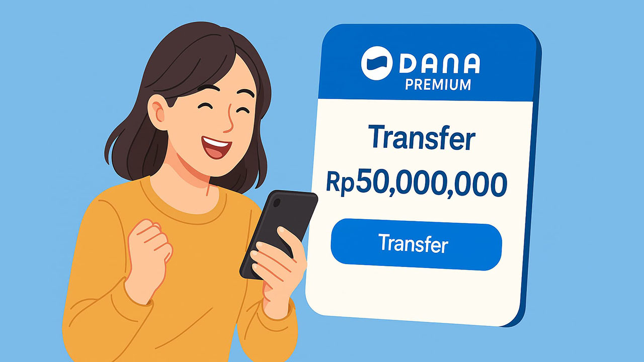 Akun DANA Premium Bisa Transfer Rp50 Juta Sehari, Ini Syaratnya