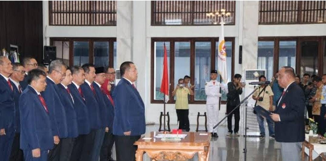 Berikut Ini Struktur Kepengurusan KONI Lampung Setelah Adanya PAW